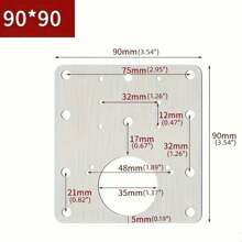 4pcs/8pcs Stainless Steel Cabinet Hinge Repair Kit - Easily Fix Cupboard Doors With Flat Brackets And Screws