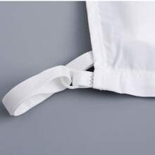 1pc Women's Detachable Adjustable Bowknot Decorated Vintage Palace Style Dickey Collar, Sexy, Minimalist For Shirt/Blouse - White - View 7