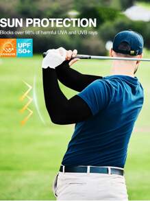 1 Pair Soft Ice Silk Sleeves For Women & Men, Ice Sleeves For Sunscreen, Driving, UV Resistant, Casual Wear - Multicolor - View 6