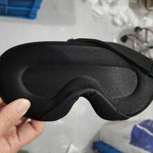 Antifaz para dormir para personas que duermen de lado, hombres y mujeres, diseño patentado sin presión en los ojos 3D, máscara para dormir que bloquea la luz, funda suave para los ojos para viajar, color negro
