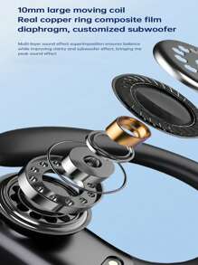 Lenovo XT80 Wireless Earphones Dual MIC Stereo Noise Reduction Headphones Touch Control Surrounding Sound Earbud Sport Headset - Black - View 12