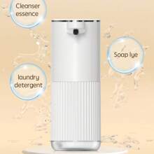 New Automatic Soap Dispenser, Cross-Border Hand Wash Liquid, Wall-Mounted Electric Touchless Foam Hand Wash Machine For Children, P11 Series Elegant Bottle Design, 360ml Capacity, 0.3/0.8/1.5/2.0s Adjustable Foam/Liquid Duration, 0.25s Response Time Back To School