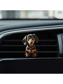 1PC Car Puppy Vent Aromatherapy Clip, 19 Puppy Options To Choose From, Acrylic Material Car Waterproof Decoration, Cute Car Interior Decoration - 1pc Multicolor - View 23