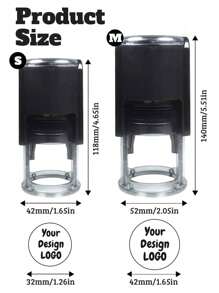 1/2 pezzi Timbro personalizzato con logo rotondo, timbri personalizzati autoinchiostranti, timbri in gomma rotonda personalizzabili, timbri aziendali personalizzabili, 2 dimensioni: S 42mm/1,65 pollici, M 52mm/2,05 pollici, 3 colori di inchiostro: rosso/blu/nero, forniture per piccole imprese, timbro, multifunzionale, regolabile, ornamentale, riutilizzabile, raffinato, adorabile, di alta qualità, moderno, colorato, carino, confortevole, elegante, personalizzato, unico, regali ideali per lui, regali ideali per lei, ragazzo, ragazza, papà, mamma, famiglia, amici, ufficio, sala da tè, scuola, casa, rinfrescamento della casa, macchine per goffratura personalizzate, atmosfera accogliente, rinfrescamento della casa in autunno, armonia domestica