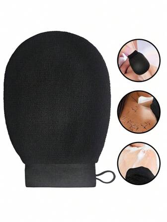 深层去角质手套，令肌肤光滑亮泽，1 件装沐浴清洁剂洗浴手套，温和有效的韩国身体去角质海绵丝瓜络，去除身体死皮和污垢，适合女性男性，客厅家居卧室浴室家居装饰，旅行用品，婚礼，派对，生日，送给男士妈妈爸爸朋友的礼物，新年，配饰，趣味礼物