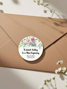 1~100pcs 5cm Wedding Stickers, Personalized Wedding, Favor Labels Thank You Stickers, Custom Labels, Personalised Wedding Stickers, Round Favor Sticker,For Anniversaries, Couples Gift, Best Gift For Family, Bride, Bridegroom Bridesmaid, Colleagues, Friends, Gift For Her, Gift For Him,Multi-Functional,Durable,Ornamental,Reusable,Adhesive,Exquisite,Stylish,High-Quality,Colorful,Modern,Custom,Personalized,Unique,Ideal Gifts For Him,Ideal Gifts For Her,Home Refresh