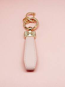 TTOBS 1pc Elegant Leather String Car Key Chain With Lovely Flower Shape Pendant - , Fashionable And Multifunctional Women's Keychain - Available In Multiple Colors, A Perfect Car Owner Accessory And Fashionable Gift Idea