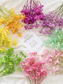 10/20/30/50朵星空仿真花，清新浪漫仿真花束，采用永不褪色的塑料材质制成，适用于家居户外花园装饰、婚礼、酒店大厅、派对、生日氛围布置、婚纱摄影道具、家居客厅桌面摆件、秋季装饰、万圣节装饰、圣诞节装饰