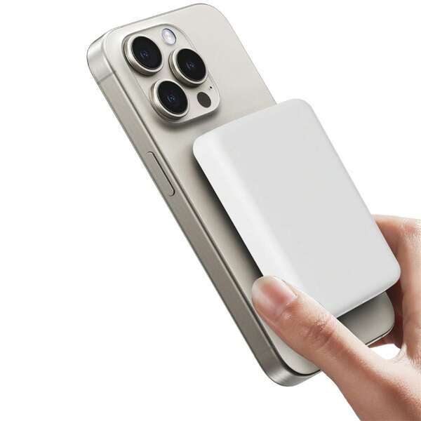 Batterie externe, un cadeau pour mère, famille, amis, anniversaire, printemps, Pâques. Convient pour les jeux en extérieur, les courses, les voyages, l'alimentation portable, les aventures et urgences en extérieur. Charge sans fil magnétique