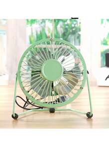 Portable USB Steel Fan - Green - View 2