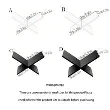 1set Sturdy Acrylic Book Rack, Minimalist Modern Style Multi-Color Book Organizer Shelf, Suitable For Home Bedroom Library School