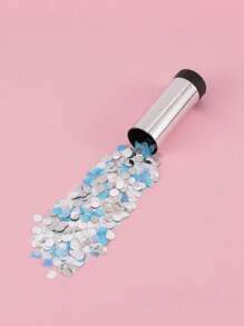 1 件玫瑰金生日彩纸爆竹，手持派对带彩带，适合生日派对、庆祝活动