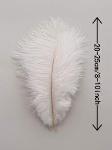 5pcs Artificial Ostrich Feather 20-25cm For Jewelry Making DIY Wedding Home Decoration Artificial Feather Table Centerpiece Crafts Clothes Accessories Cake Decoration - Multicolor - View 28