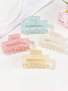 1PC8CM Light Color Matching Ladylike Style Series One-Piece Clip Hair Clip