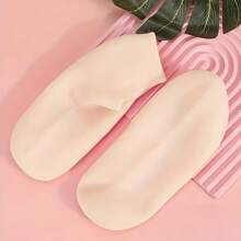 3 Pairs Soft Gel Silicone Foot Socks, Massage Foot Care Socks, Hydrating & Smoothing Socks For Smooth Skin, Beach Essentials, Beach Accessories, Pool Float
