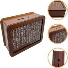 1 个带计数器的存钱罐，用于目标储蓄，成人派对游戏，适合万圣节/圣诞节/感恩节