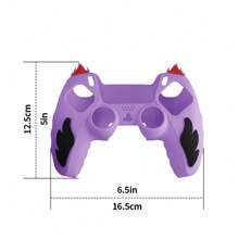 Funda protectora de silicona para el controlador de juego P5, diseño antideslizante con llamas, resistente a arañazos y caídas, accesorios para consolas de juegos