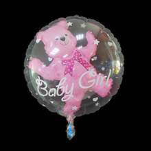 1pc Baby Shower Bear Ball In Ball Balloons Stand Crown Boy Girl Air Balloons Number 1 Balloon Birthday Gender Reveal Party Decorations