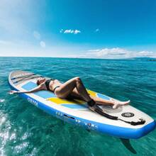 Inflatable Stand Up Paddle Board, Ultra-Light Board With Carry Backpack, Leash, Adjustable Paddle, Repair Kit, Hand Pump & Waterproof Phone Case For Adults (305 * 76 * 15cm)