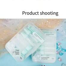 Set de 6/10/11 piezas de botellas/contenedores de viaje reutilizables, surtido versátil, a prueba de fugas, adecuado para gel de ducha, champú, cuidado de la piel, cosméticos, artículos esenciales de viaje, de vuelta a la escuela