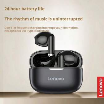 Lenovo 联想 EA110 耳机 运动耳机 无线入耳式游戏 低延迟 双模音乐耳机