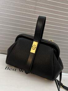 Fashion Design Straw Bag For Women, Popular Fashion Niche Woven Mori Style Artistic Style Chain, Shoulder Bag, Casual All-Match Crossbody Bag For Women, Suitable For Going Out, Dating, Shopping, Gift Giving, Commuting
