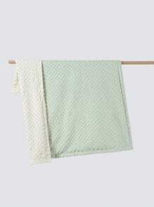 1pc Double-Layer Bubble Blanket, Baby Swaddle Wrap Blanket, Newborn Crib Blanket, Baby Stroller Outdoor Blanket, Infant Gift