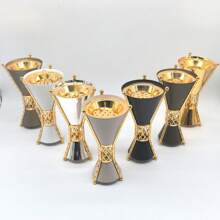 WINON 1 Peça Queimador de Incenso Escultura Bicolor Feita de Ferro, Modelo Novo de 2024 - MABKHARA