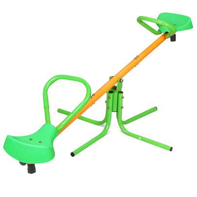 KLB Sport Kids Seesaw Spinning Teeter Totter , 360 Degrees Rotating Kids Outdoor Playground For Aged 3-8