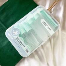 Set de 6/10/11 piezas de botellas/contenedores de viaje reutilizables, surtido versátil, a prueba de fugas, adecuado para gel de ducha, champú, cuidado de la piel, cosméticos, artículos esenciales de viaje, de vuelta a la escuela