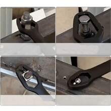 Universal Multifunctional Wrench, Adjustable Jaw Size (14-22Mm), Portable Manual Tool - Suitable For Automobiles And Household Use, Double Headed Hexagonal Wrench Set, Universal Size, Mechanical Manual Tool, Metal, Manual, Non Electric - Essential For Toolboxes