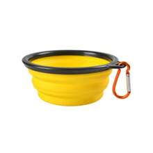 1 pièce Bol à nourriture pour animaux de compagnie portable : Bol pliable en TPR pour chats et chiens, bols à nourriture et à eau pour animaux de compagnie à suspendre pour le voyage à l'extérieur - Multicolore - Voir 20