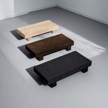 Bandeja pequena para banheiro, 1 peça, base de madeira, decoração retrô, bandeja decorativa de madeira - banheiro pequeno, cozinha e armazenamento de cosméticos, bandeja de madeira preta, branca e marrom