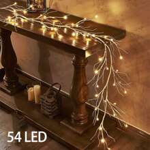 1 pieza Luces de rama de sauce flexible de 54 LED, multicolor, decoración de mariposa DIY, 8 modos de iluminación, luz de árbol de mariposa con alimentación por USB, rama de planta artificial de 1,8m/70,87 pulgadas para lámpara de pared interior, regalo perfecto para Navidad, Día de la Madre, Día de San Valentín, Halloween, cumpleaños, decoración del hogar