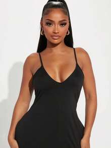 1pc Solid Color Casual Knitted Backless Pocket Mini Dress, Suitable For Date Night, Formal Dinner, Summer