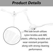 Replacement Parts Compatable For Xiao Mi Mijia Omni 2 C102CN/B101CN/B116/X10+/X20+ Sweeping Robot,Accessories 3-In-1 Removable Brush/Main Brush/Roller Brush,HEPA Filter,Side Brush/Edge Brush/Coner Brush And Microfiber Mop Cloth/Mop Rag.