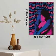 Framed Who Really Cares TV Girl Poster Music Posters For Room Aesthetic Canvas Wall Art Bedroom Decor - Framed - View 3