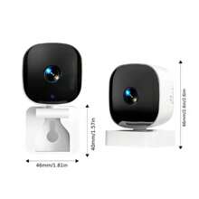 Caméra de surveillance sans fil Full HD 1080P, fonction de vision nocturne couleur cristalline, fonction de collecte vocale unidirectionnelle et fonction de détection de mouvement avancée, très adaptée à la surveillance, à la surveillance à domicile et à l'utilisation extérieure pour les personnes âgées et les animaux de compagnie.