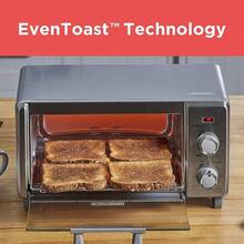BLACK+DECKER Crisp 'N Bake Air Fry Countertop Convection Toaster Oven, XL Capacity, 8-Slice, 5-In-1, Fits 9" X 13" Pan,12" Pizza, 60-Min Timer, Bake, Broil, Air Fry, Toast, Keep Warm, Stainless Steel - Medium Capacity - View 7
