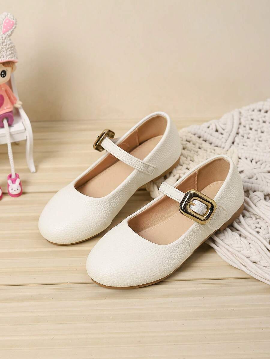 1 Pair Flat Casual Loafers For Girl, Suitable For Spring And Summer - White - View 1