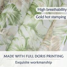 Halbtransparenter Vorhang mit Goldprägung (1 Stück,140*260 cm,) ist Ideal für Schlafzimmer und Wohnzimmer. Atmungsaktiv, Lässt Sanftes Licht herein, Sorgt für Gute Belüftung, Pflegeleicht und Verleiht Ihrem Zuhause einen Stilvollen Akzent.