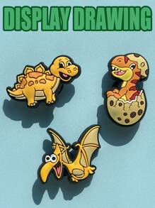 22 PCS Dinosaur Series Is A Set Of Beautiful Decorations Full Of Children's Fun And Creativity. - Green - View 7