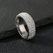 1pc Starry Sky - Aurora Ring. Men's Stainless Steel 18K Gold Vacuum Plated Fashion Ring. The Galaxy On Your Fingertips, Only For The Unique You. Suitable For Daily Gifts, Holiday Gifts, Men's Rings