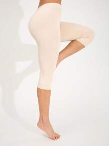 Leggings deportivos de moda casual elásticos y de estilo callejero para mujeres, de tela suave y cómoda con acabado cepillado, adecuados para gimnasio, entrenamiento, running, fitness, yoga, actividades al aire libre, ejercicio en casa, versátiles de largo 7/8