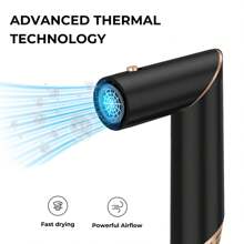 5-In-1 Electric Hair Brush, Portable Design Anti-Static Anti-Frizz, Create Smooth Hairstyle Anytime Anywhere - UK Plug(220-240V) - View 5