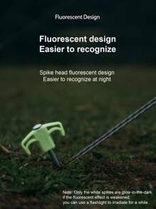 Naturehike Outdoor Camping Tent Pegs, Ground Stakes, Wind Ropes - Multicolor - View 6