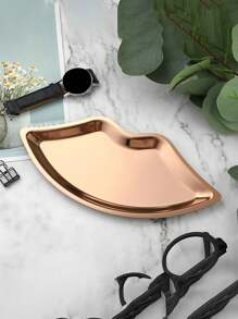 不锈钢唇形珠宝托盘戒指手表项链手链展示托盘化妆品收纳盒桌面装饰品新品 - 彩色 - 查看 3