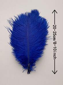 5pcs Artificial Ostrich Feather 20-25cm For Jewelry Making DIY Wedding Home Decoration Artificial Feather Table Centerpiece Crafts Clothes Accessories Cake Decoration - Multicolor - View 12
