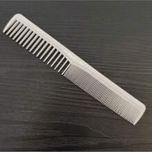 Peine para corte de pelo plano antiestatico profesional, cepillo de barbero de dientes finos, accesorio para el cabello de peluquero - Multicolor - Ver 11