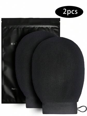 2 件套去角质手套，沐浴沐浴清洁剂，身体去角质和污垢，韩国身体去角质海绵丝瓜络，男女适用，Bath and Body Works，客厅家居卧室浴室家居装饰，旅行用品，婚礼、派对、生日，送给男士、妈妈、爸爸、朋友的礼物，新年，配饰，趣味礼物